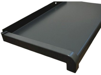 Parapet AL RAL 7016 Antracit na míru hloubka 260 mm